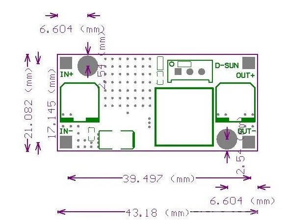 Adjustable DC-DC Booster - XL6009 | Makerfabs