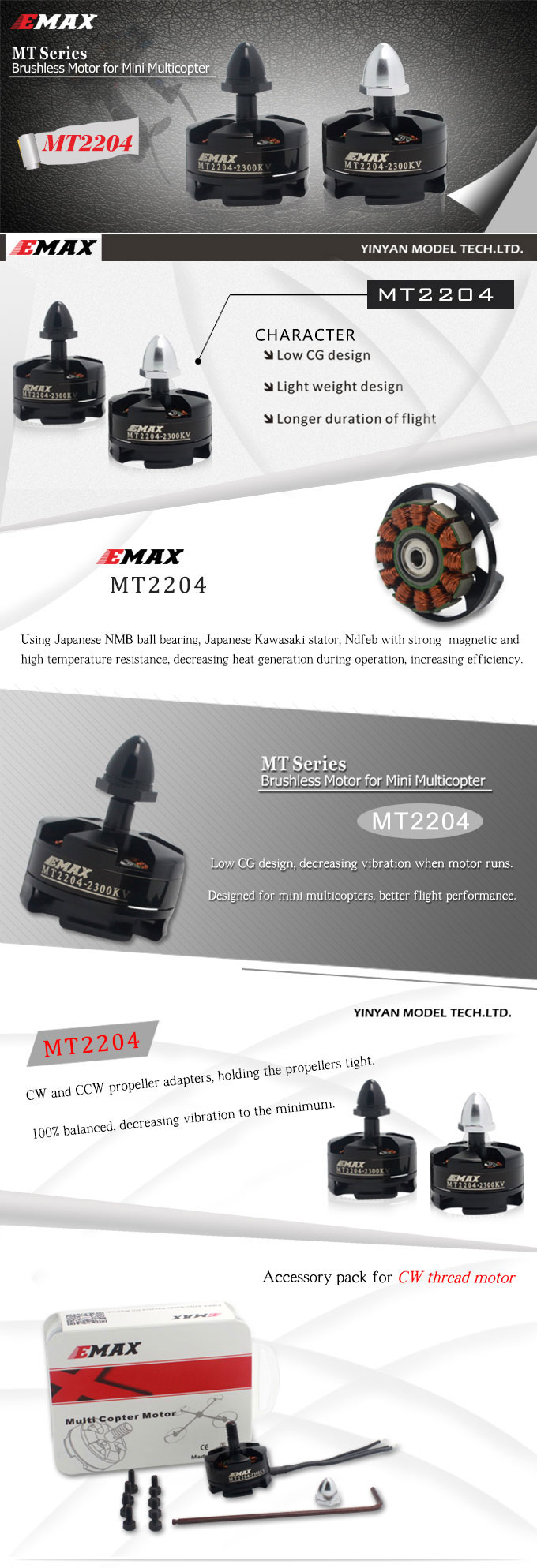 DC-Brushless-Motor-EMAX-MT2204-KV2300