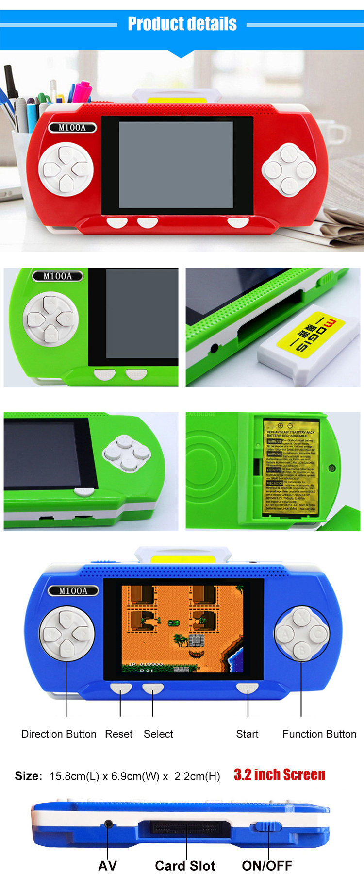 Handheld-Classic-Video-Game-Player