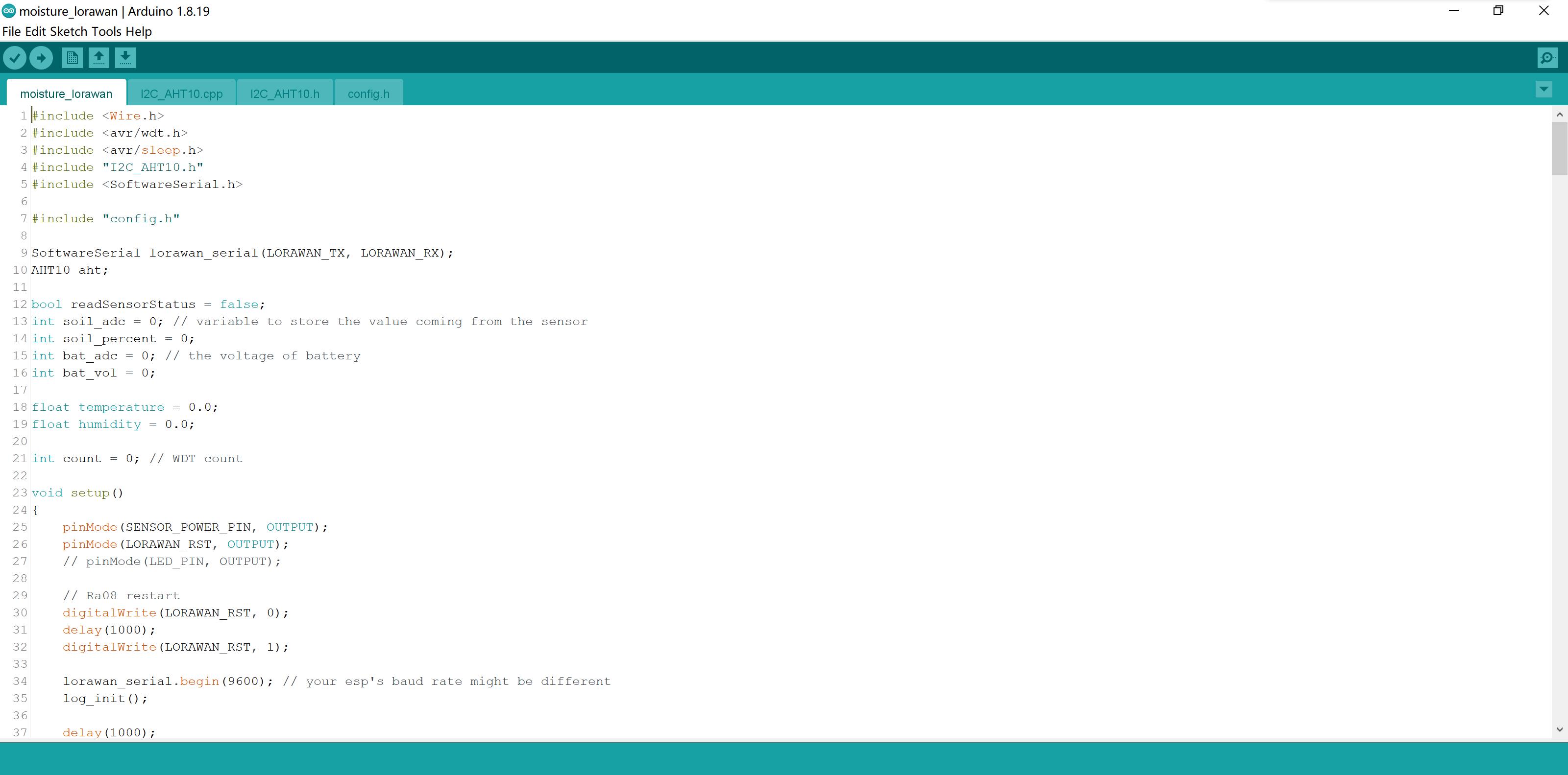 Lorawan-Arduino