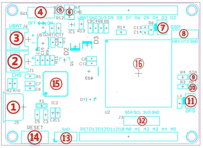 Maduino-Zero-A9G-Diagram