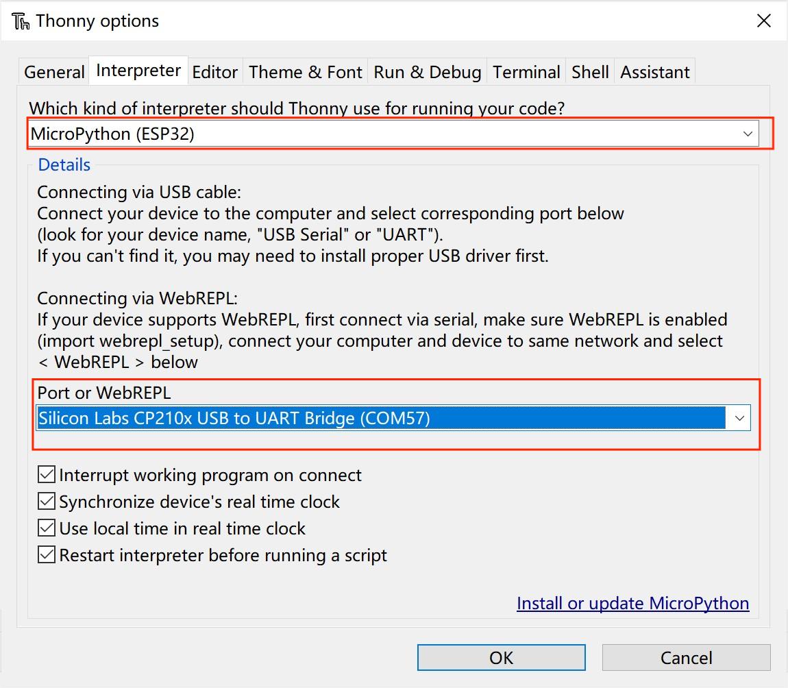 MaESP_ESP32thonny option com.jpg