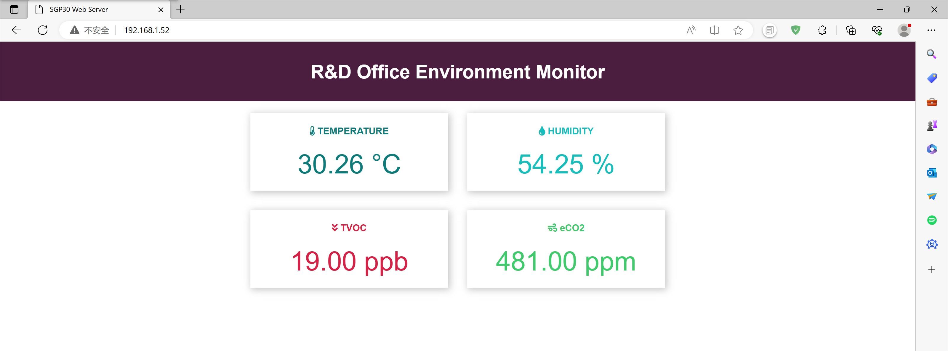 ESP32S3SPIParallelwithTouch3.5 co2display pc web.JPG