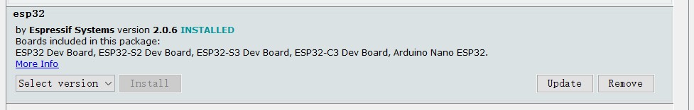ESP32 board package version 2.0.6.jpg