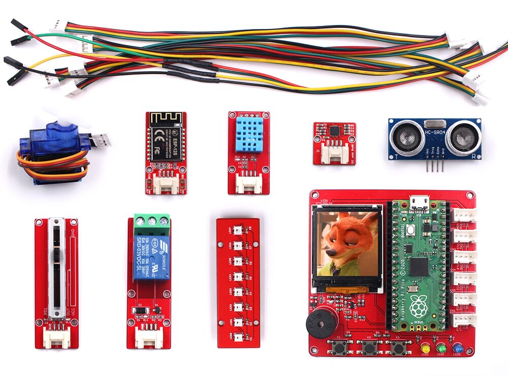 Raspberry Pi Pico W beginners' components tutorial