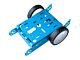 Mini Aluminum Alloy 2WD Mobile Platform with Universal Wheel