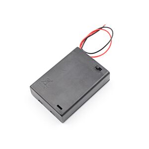 Battery Holder with Switch - 3 x AA