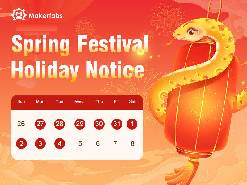 2025 Spring Festival Holiday Notice and Chinese New Year Greetings