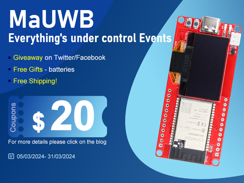 MaUWB Everything's under control Events -The Giveaway with Free shipping and Free gifts !