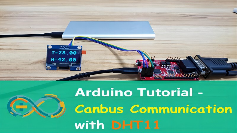 Arduino Tutorial: Canbus Communication with DHT11 - Makerfabs