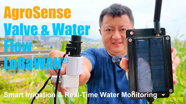 AgroSense LoRaWAN® Valve & Water Flow Sensor | Smart Irrigation & Real-Time Monitoring