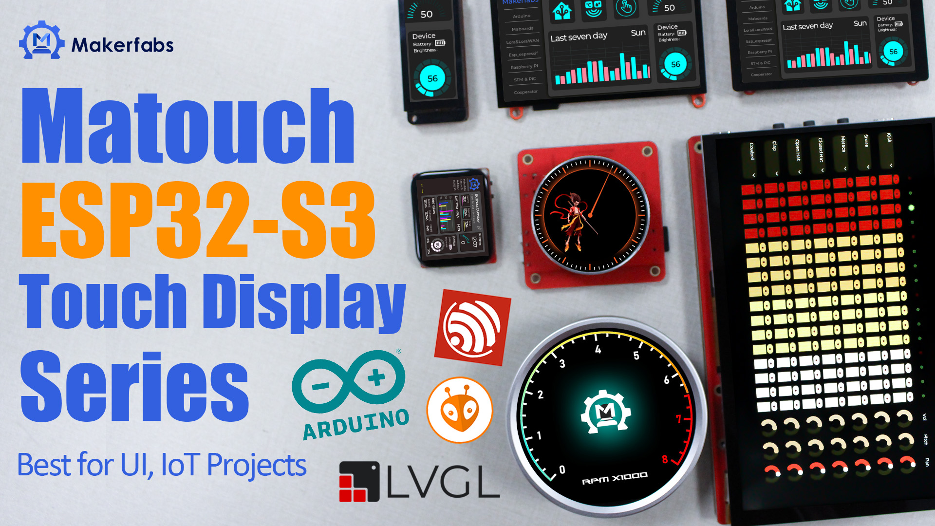MaTouch ESP32-S3 Touch Display Series  Best ESP32 Development Boards